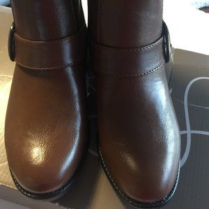 Life Stride tan boots Wide Calf